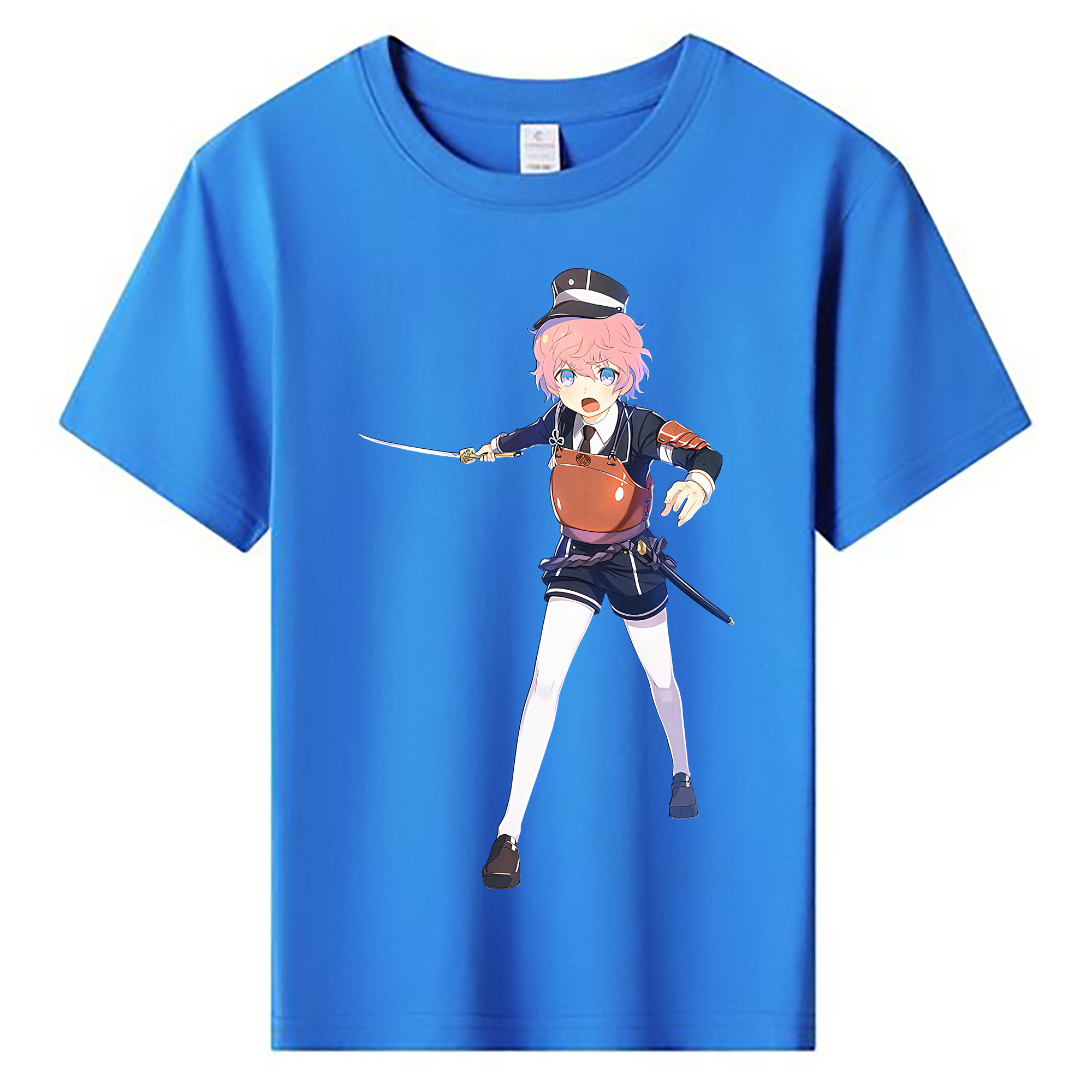 （画像用） 刀剣乱舞 Touken Ranbu 綿100％キッズTシャツ（フロントプリント）